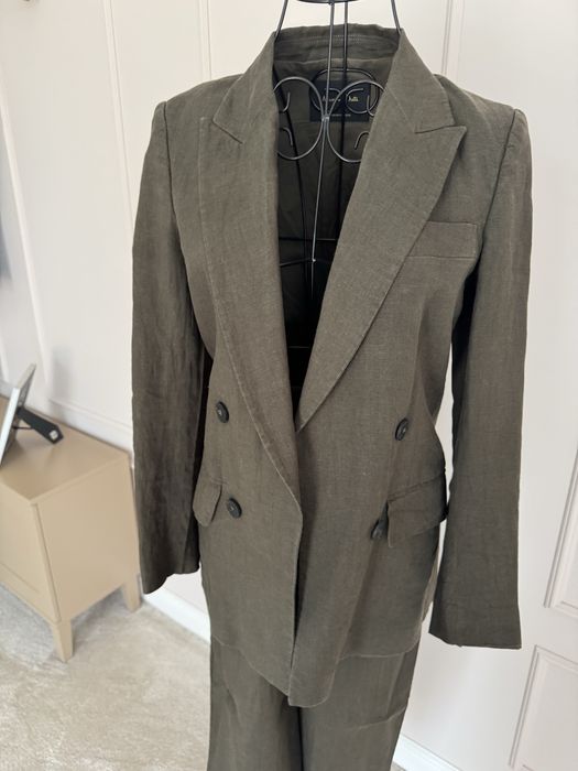 Massimo Dutti ленен костюм