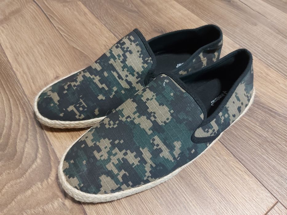 INEXTENSO espadrile barbati noi nr.44 verde (model militar)