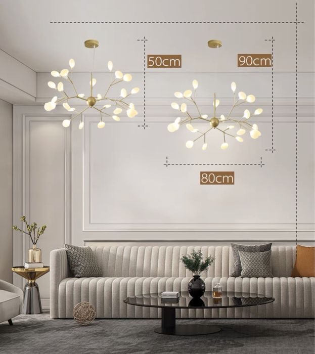 Люстра (Светодиодные листья)