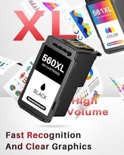 Нови Canon 560 561 XL съвместими мастилени касети PG-560XL CL-561XL принтер тонер печат мастило