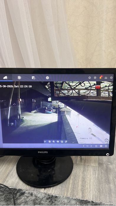 Камера видеонаблюдения установка