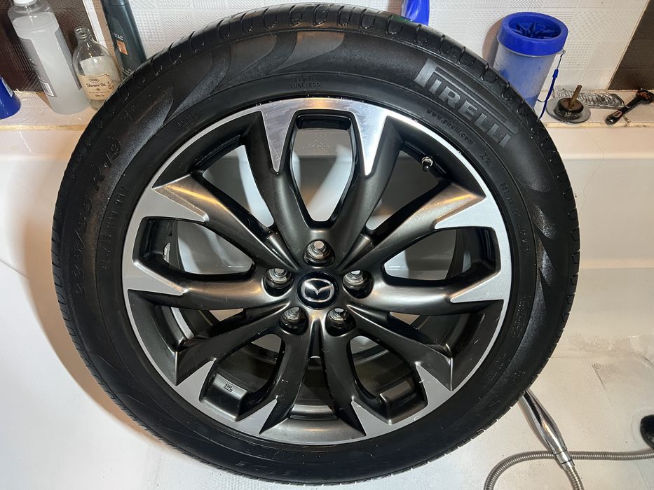 Mega pret 2100 lei Jante mazda 19 cu cauciucuri de vara
