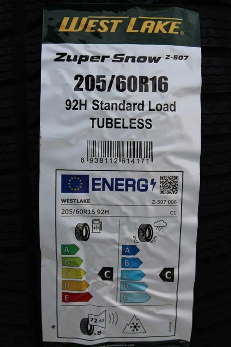 Anvelope iarna noi 205/60R16 92H, WestLake