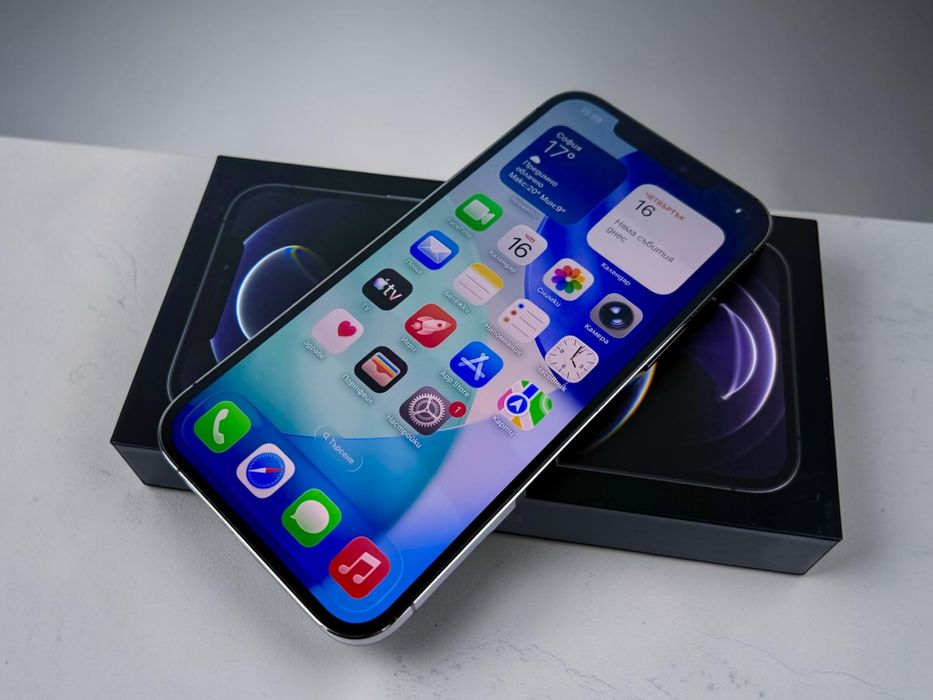Apple iPhone 12 Pro Max 128GB Graphite Перфектен! Гаранция!