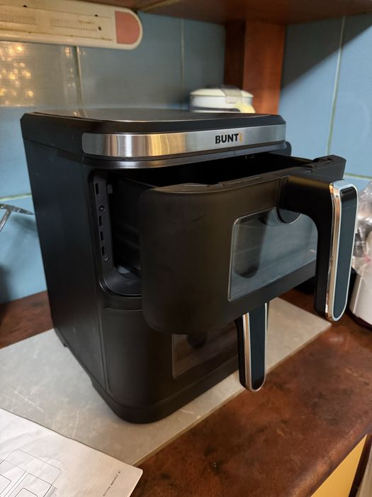 air fryer cu 2 cosuri