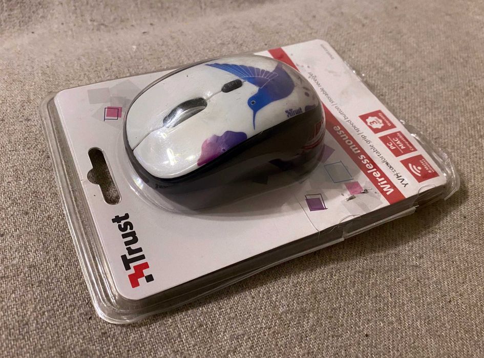 Mouse Trust Yvi, Wireless, USB, Bird