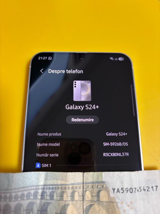Samsung Galaxy S24 plus 256 GB RAM 12GB