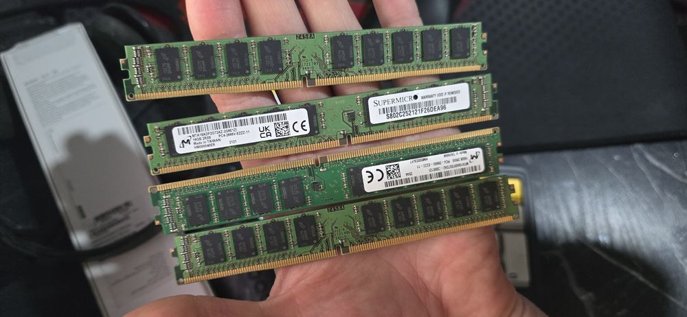 Оперативная память  Разная ддр4  64gb