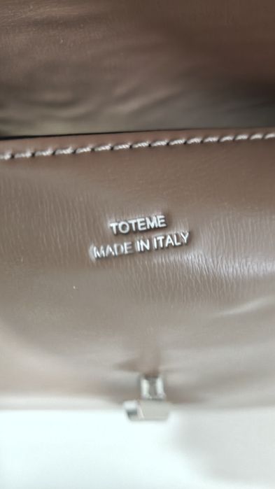 Geantă piele TOTEME  T-Lock made in italy