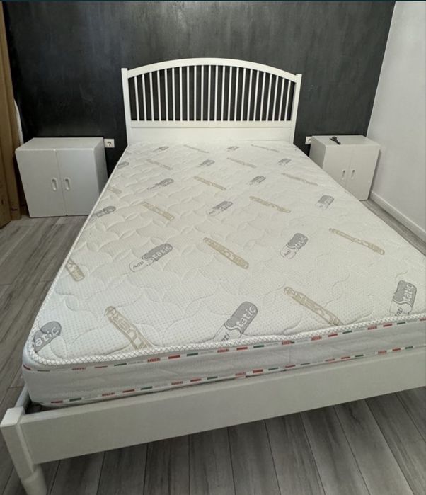 Vand pat ikea (fara saltea) cu somiera inclusa usor de montat