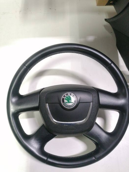Plansa bord kit airbag-uri airbag volan pasager centuri Skoda superb 1