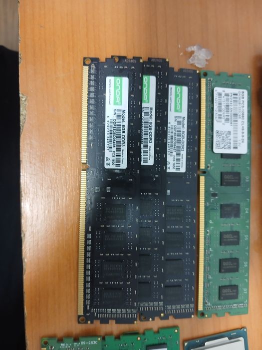 Комплектующие для ПК (SSD, ОЗУ 8GB х3, БП, материнка + 15, видеокарты)