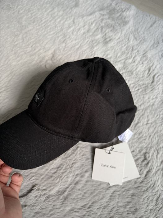 Calvin Klein monologo woven patch sapca unisex culoare neagra marime universala noua originala
