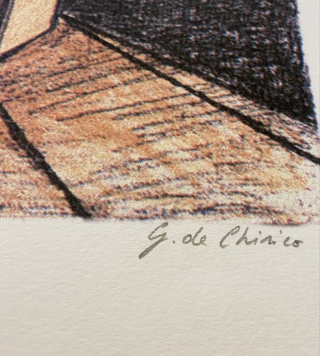 Giorgio de Chirico (1888–1978) Litografie Color 86/99