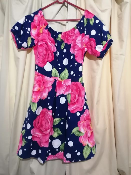 Rochie de vară cu print floral, mărimea 40