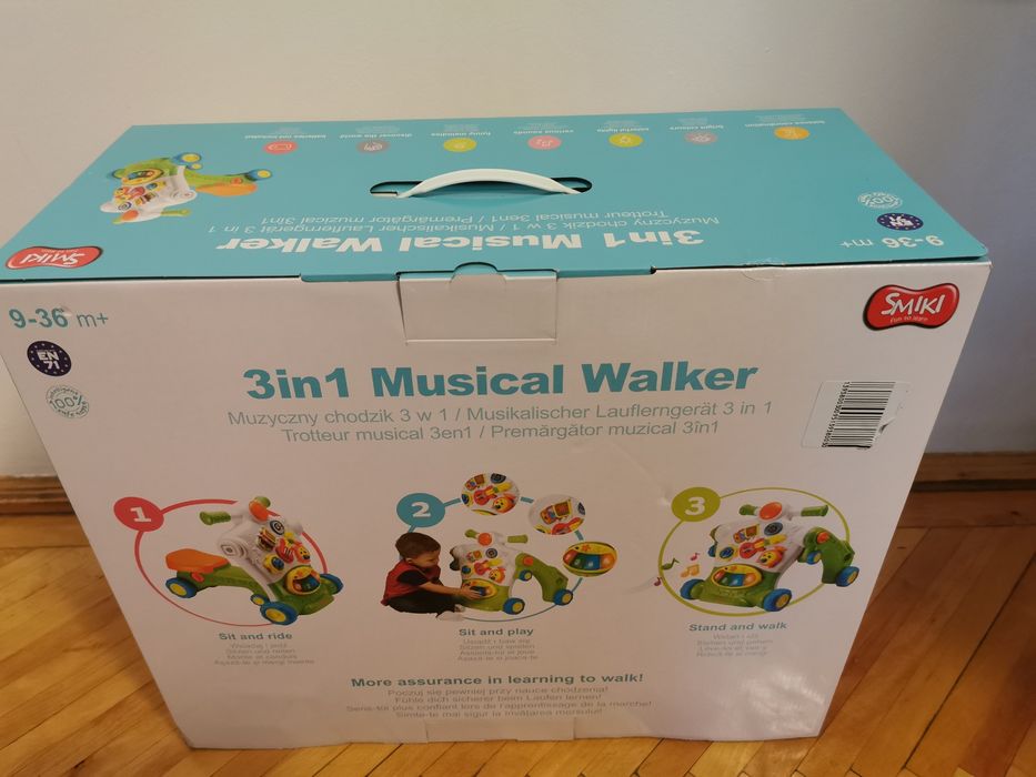 Antemergator/premergator muzical 3 în 1 NOU