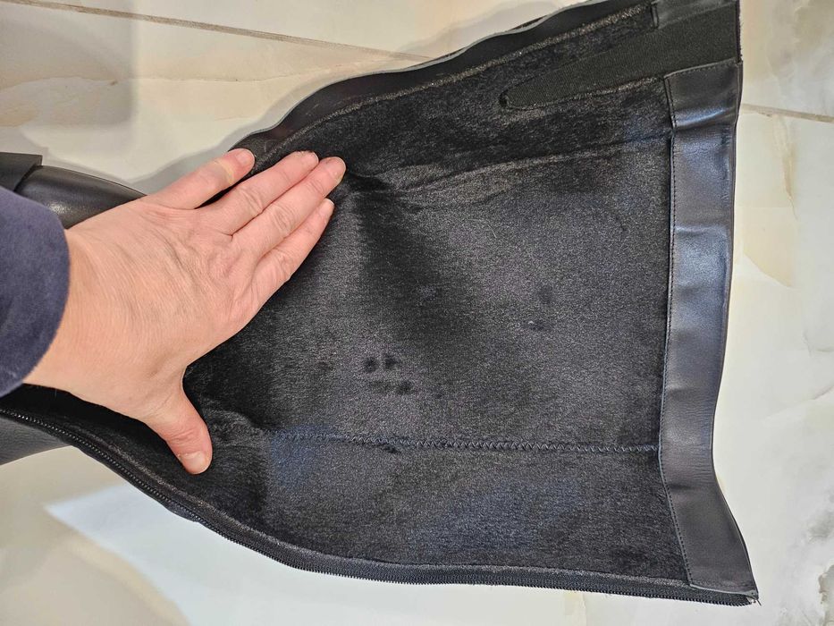 Дамски ботуши Bianki, естествена кожа, отвътре с вата