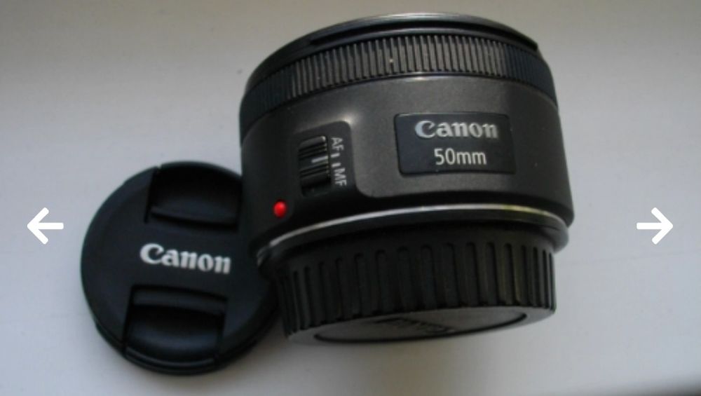 Canon обектив ново