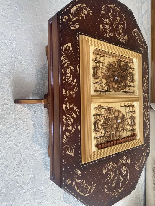 Шахматы нарды стол 2в1