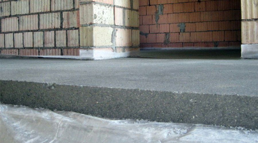 Стяжка пола аппаратом по немецким технологии