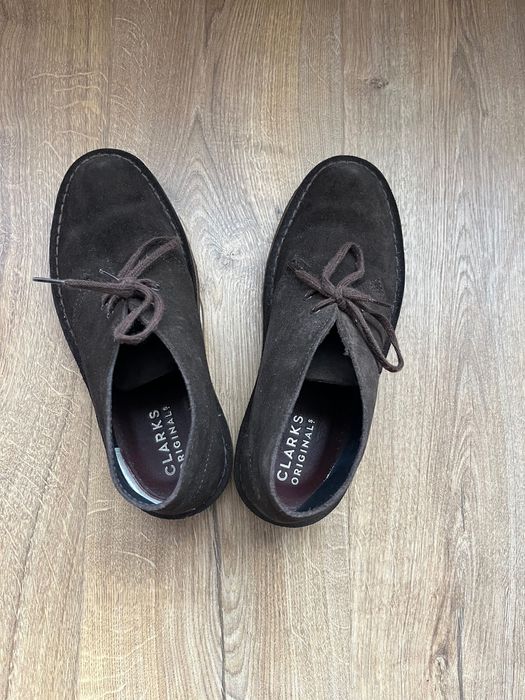 Дамски велурени боти Clarks Desert Boot