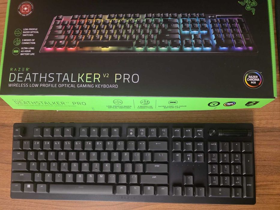 Tastatura gaming wireless Razer DeathStalker V2 Pro