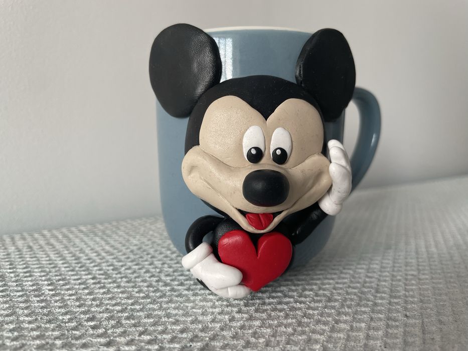 Чаши декорирани с полимерна глина