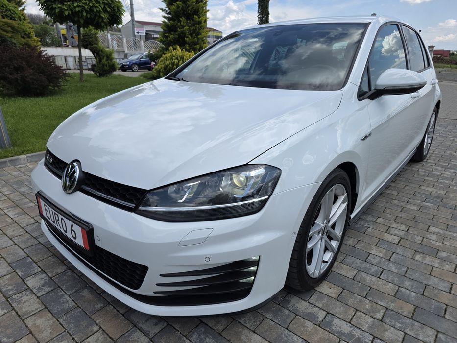 VW Golf 7 GTD # Model 2014 # EURO 6 # 2.0 Diesel 184cp # BiXenon # LED # Navigatie # Camera # Webasto