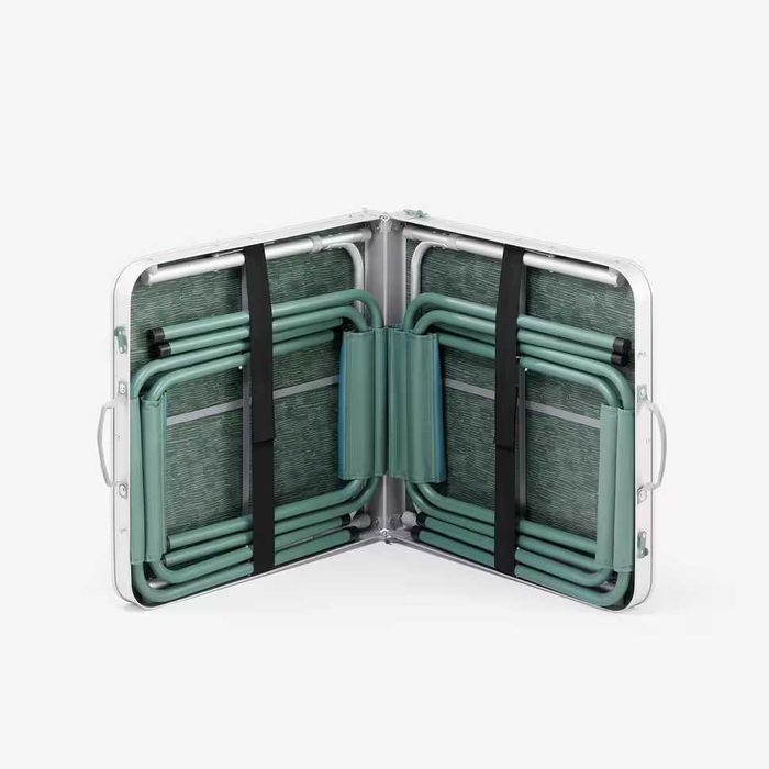 Sigilat Masă Pliabilă Camping cu 4 scaune 4-6 Persoane