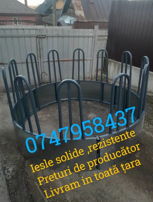 Iesle circulară pentru vaci ,cai  și oi