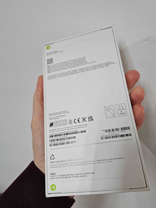 Iphone 17 Pro Max, 512 Gb, neverlock, sigilat la cutie, Garantie.