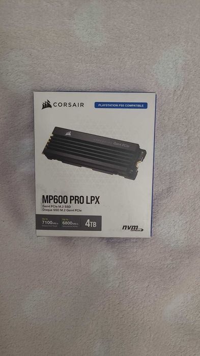 ssd Corsair MP600 PRO LPX de 4TB PCIe Gen4 M.2 NVMe SSD ,nou