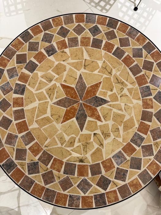 Produse noi !Set masa si 2 scaune terasa metal si mozaic