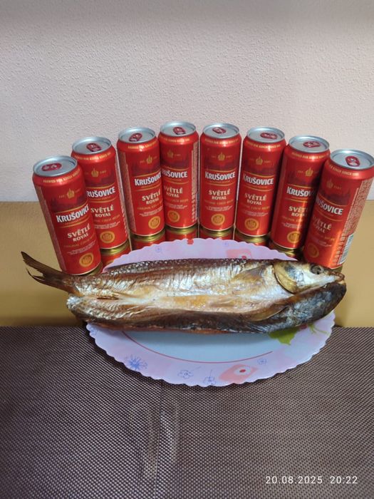 Кефаль горячего копчения