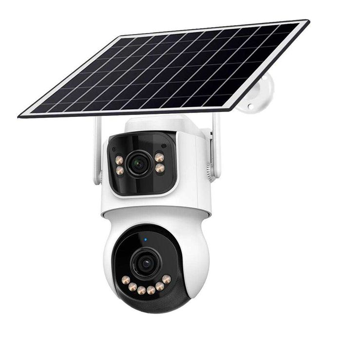 PTZ Wifi Соларна Двойна IP Камера 4mp. HD