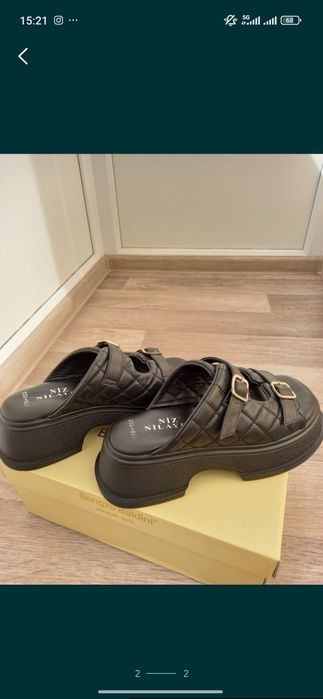 Продам шлепки кожа