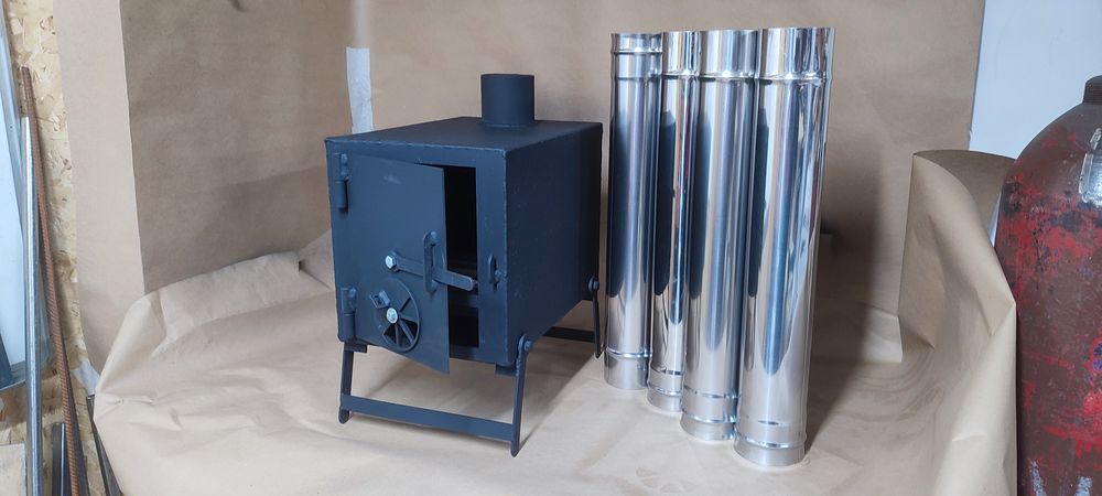 Печь в палатку (буржуйка)