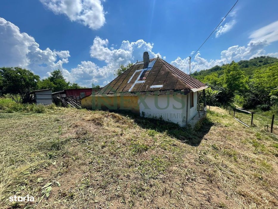 Casă bătrânească cu teren de 3.200 mp în Hertioana de Jos, jud.Bacău