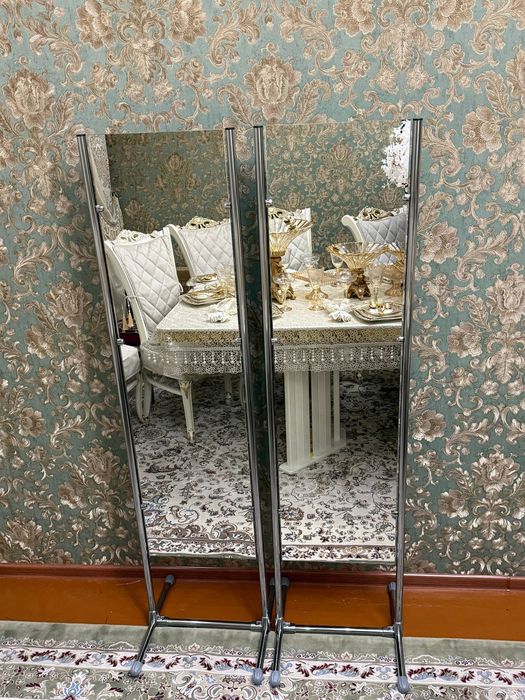 Зеркало для прихожей на стойках. Ойна. Тошойна. Тош ойна