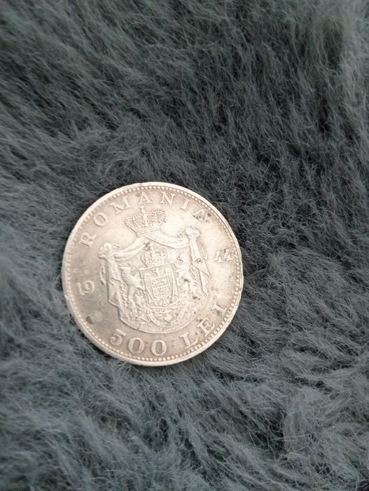 Moneda Regele Mihai 500 lei Anul 1944