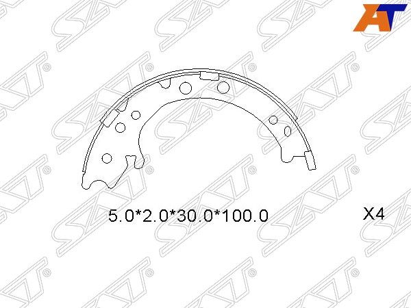 Колодки тормозные Honda Cr-v