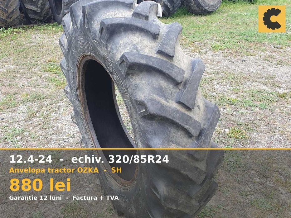 Cauciucuri 12.4-24 320/85R24 Ozka Anvelope Tractor agricol SH Garantie Factura