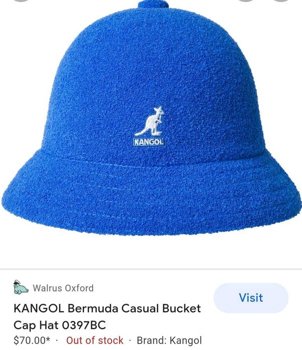 Kangol bermuda bucket pink /blue