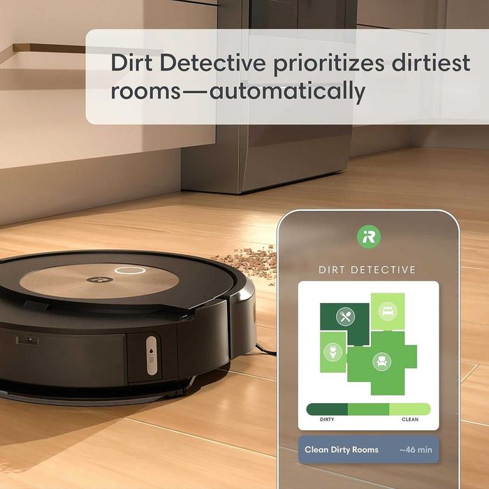 iRobot Roomba Combo j9+ Самоизпразваща се прахосмукачка робот