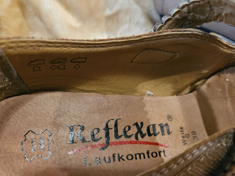 Sandale piele comode Reflexan Laufcomfort 39