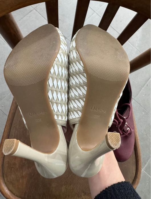 Sandale cu toc pentru femei/Ghete scurte cu platformă Mar.35