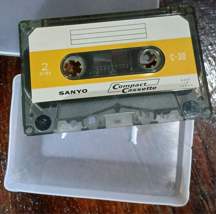 Casetă audio Sanyo Made in Japan din 1972, Nescrisă