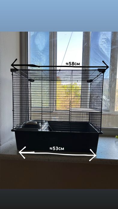 Клетка для грызунов с аксессуарами