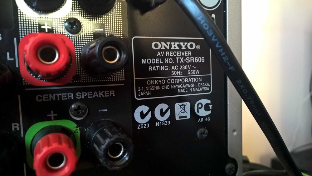 7.1 Receiver Onkyo TX-SR606 HDMI