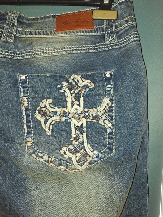 Jeans dama, nou cu etichete, Blue MonkeyW32L34